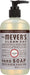 Mrs. Meyer's Clean Day Lavender Hand Soap contains a special recipe of aloe vera gel, olive oil and a unique blend of essential oils to create a hard working, non-drying, yet softening cleaner for busy hands. Hands have never had it so good. Paraben free. Made in the USA. 
