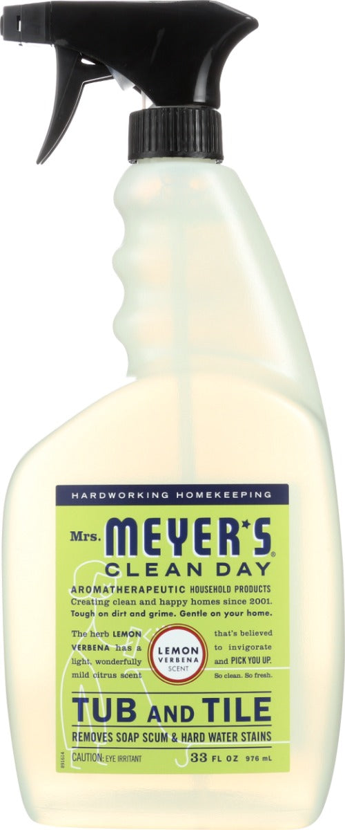 Our Tub &amp; Tile cleaner contains plant-derived cleaning ingredients that help remove soap scum and hard-water stains.
Specifically formulated for all bathroom surfaces: shower doors, tile, toilet seats, sinks, doors and more!
