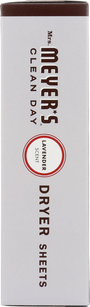 MRS MEYERS CLEAN DAY: Lavender Dryer Sheets, 80 pc