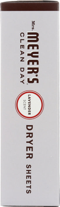 MRS MEYERS CLEAN DAY: Lavender Dryer Sheets, 80 pc