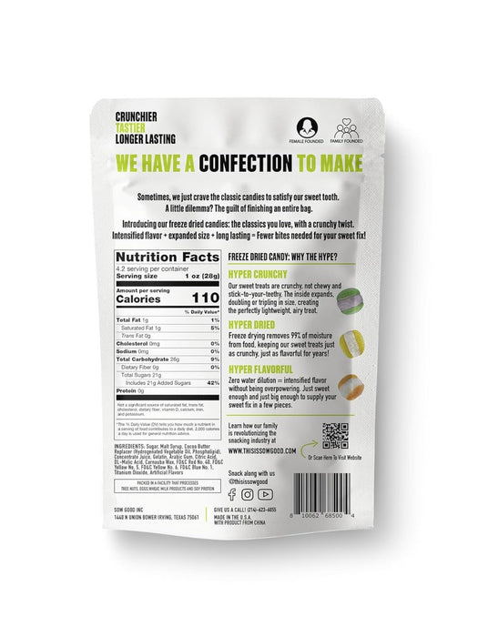 SOW GOOD: Sour Bites Freeze Dried Candy, 4.2 oz