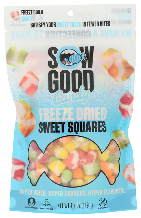 SOW GOOD: Sweet Squares Freeze Dried Candy, 4.2 oz