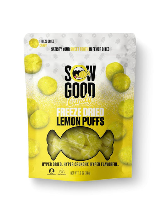 SOW GOOD: Lemon Puffs Freeze Dried Candy, 1.2 oz