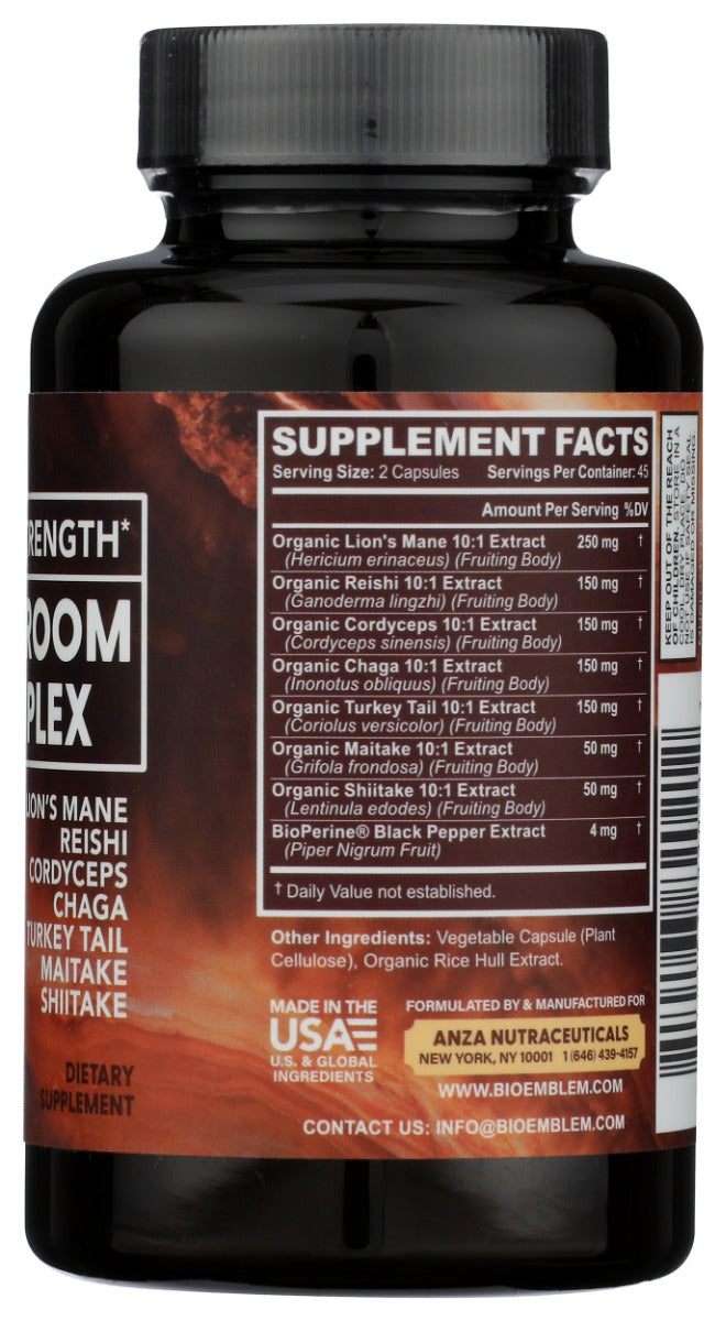BIOEMBLEM: 7 Mushroom Complex, 90 vc