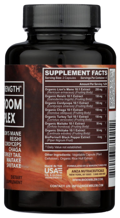 BIOEMBLEM: 7 Mushroom Complex, 90 vc