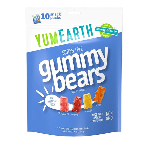 Gluten free bears everywhere! Full of fruit flavors “ a delicious mix of fruity flavors.
Flavors: Pomegranate Pucker, Mango Tango, Perfectly Peach &amp; Strawberry Smash