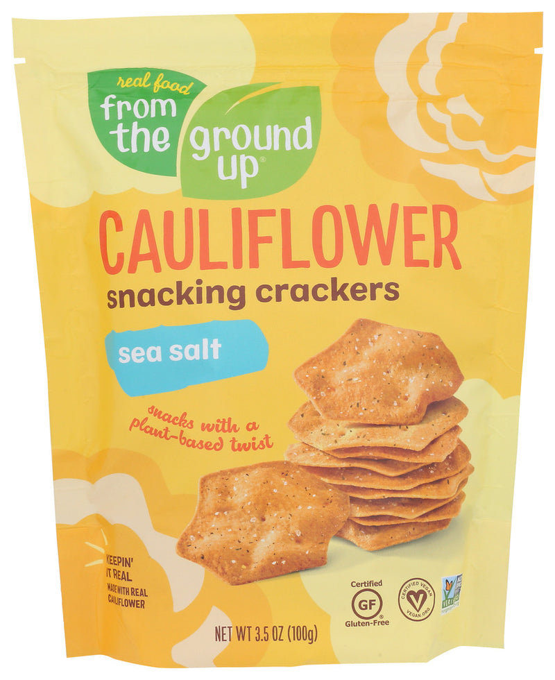 FROM THE GROUND UP: Cracker Caul Snack Seaslt, 3.5 oz - No Brand For Less
