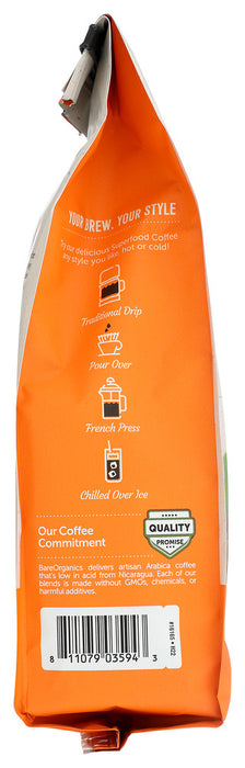 BAREORGANICS: Coffee Ground Focus Blnd, 10 OZ