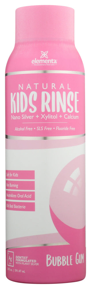 ELEMENTA SILVER: Nano Silver Mouth Rinse Bubble Gum, 20 oz - No Brand For Less
