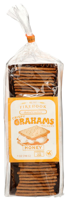 FIREHOOK: Crispy Grahams Crackers Honey, 7 oz