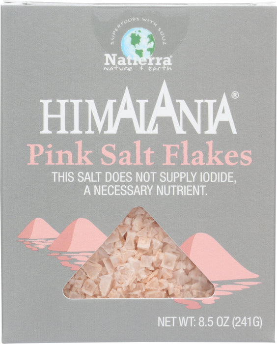 NATIERRA: Himalania Pink Salt Flakes Box, 8.5 oz