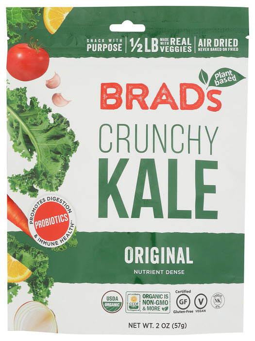BRADS RAW: Crunchy Kale Original with Probiotic, 2 oz