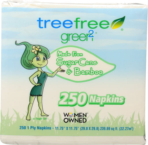 GREEN2: Tree Free Paper Napkins, 250 pc - No Brand For Less 
