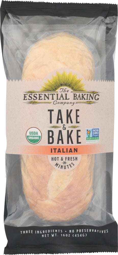 THE ESSENTIAL BAKING COMPANY: Organic Take & Bake Bread Italian, 16 oz
