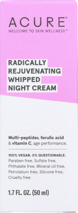 ACURE: Cream Whpd Nght Rejvntng, 1.7 fo