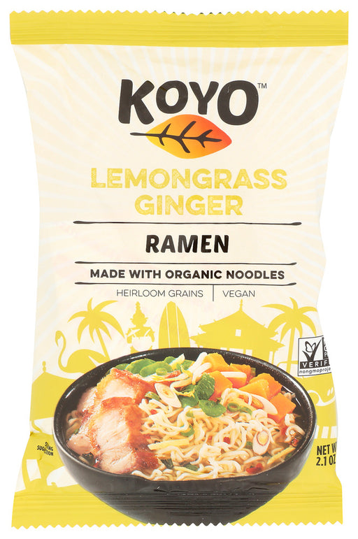 Lemongrass flavored broth will transport you on a Thai inspired culinary journey with aromatic lemon-lime taste and hints of mint and ginger. Our organic noodles are baked, not fried, and are crafted in the traditional roll-and-cut method from freshly milled, organic heirloom grains.