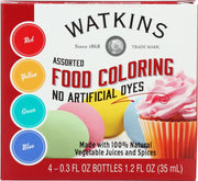 Our food coloring is free from artificial colors and made by nature. Derived from pure vegetable juices and spices including beet juice, turmeric and spirulina extract.
Shake before use.