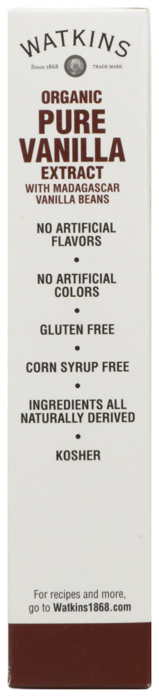 WATKINS: Organic Pure Vanilla Extract, 2 fo