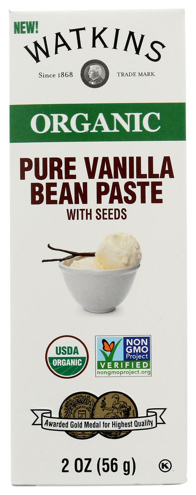WATKINS: Organic Pure Vanilla Bean Paste, 2 fo
