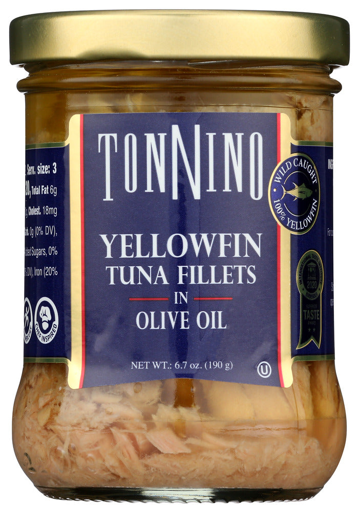 TONNINO: Tuna Fillets In Oil, 6.7 oz