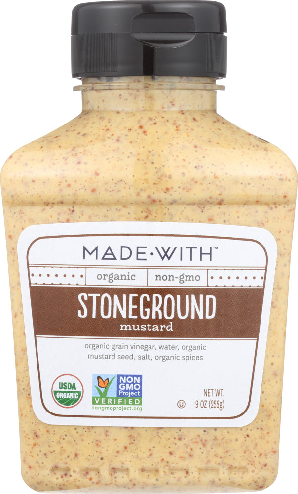 MADE WITH: Organic Stoneground Mustard, 9 oz