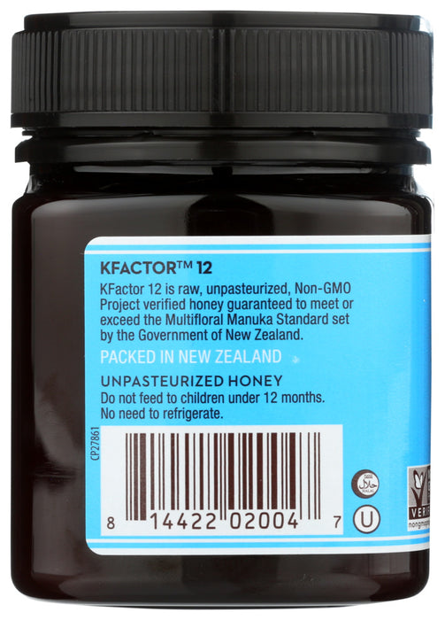 WEDDERSPOON: Honey Raw Manuka K Factor 12, 8.8 oz