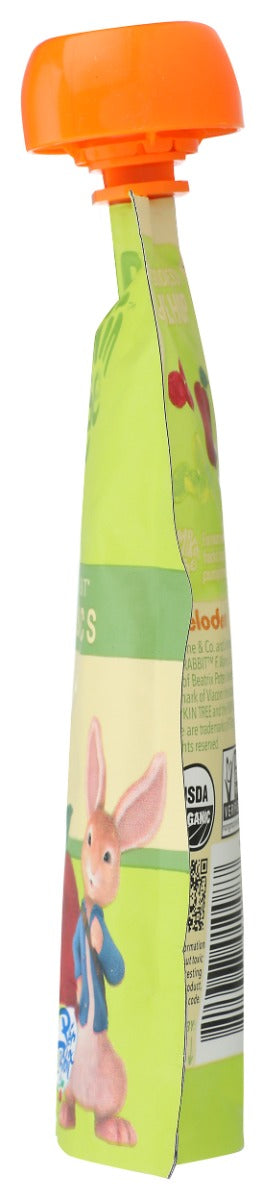 PETER RABBIT: Puree Fruit Apple Grape, 4 oz