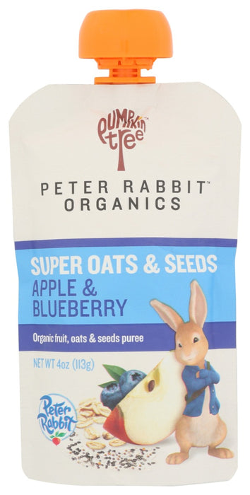 PETER RABBIT: Baby Food Apple Blueberry, 4 oz