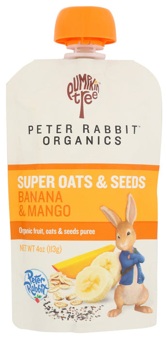 PETER RABBIT: Baby Food Banana Mango, 4 oz