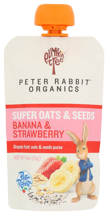 PETER RABBIT: Baby Food Banana Strawberry, 4 oz