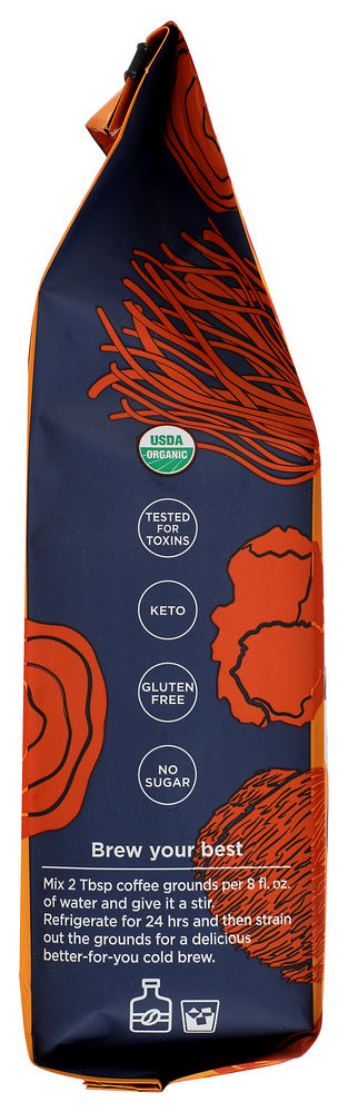 FOUR SIGMATIC: Think Cold Brew Ground Coffee Bag, 12 oz