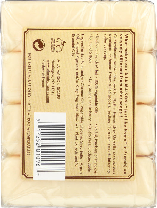 A LA MAISON: Sweet Almond Bar Soap Value Pack, 14 oz