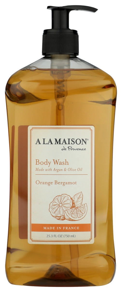 A LA MAISON: Orange Bergamot Body Wash, 25.36 fo