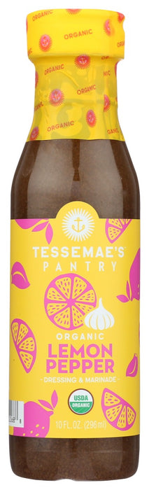 Light and bright Organic Pantry Lemon Pepper is one of the original Tessemae's dressings, Cracked Pepper, reimagined for our Pantry line! Try this delicious dressing as a saut oil for fresh veggies, fish, or chicken.