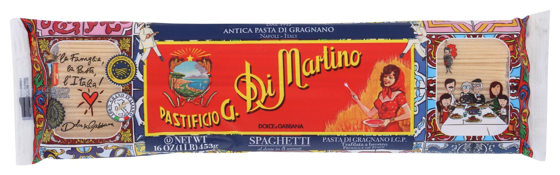 PASTIFICIO G DI MARTINO: Pasta Spaghetti, 1 lb