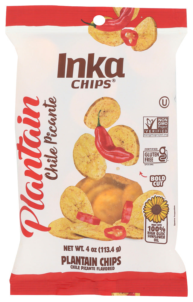 INKA: Plantain Chips Chile Picante Flavor, 3.5 oz