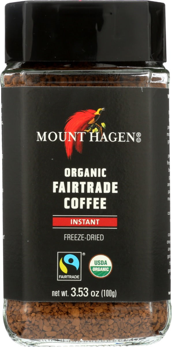 MOUNT HAGEN: Instant Coffee Regular Jar, 3.53 oz