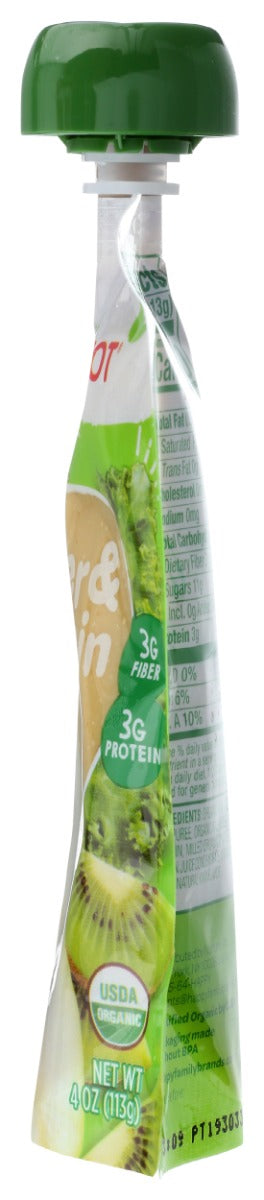 HAPPY BABY: Fiber & Protein Pears, Kiwi & Kale, 4 oz