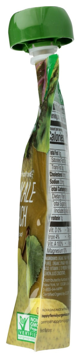 HAPPY BABY: Stage 2 Pear Kale Spinach Organic, 4 oz