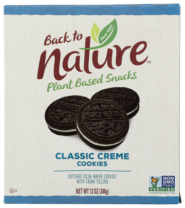 BACK TO NATURE: Classic Sandwich Creme Cookie, 12 oz