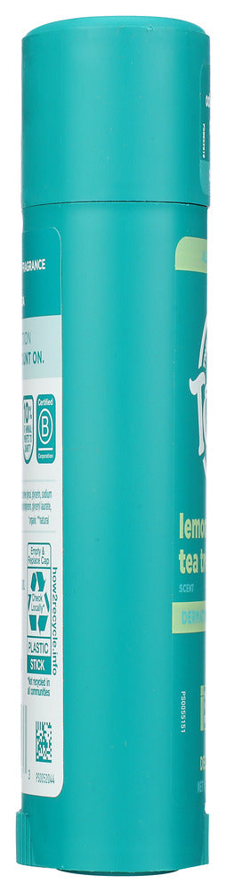 TOMS OF MAINE: Lemongrass Tea Tree Deodorant Stick, 3.25 oz