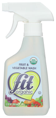 Fit Organic Produce Wash is USDA certified organic and removes 98% more pesticides, waxes, human-handling residues, and other contaminants than water alone. Why use something with chemicals to remove chemicals? Achieve an organic clean with FIT.