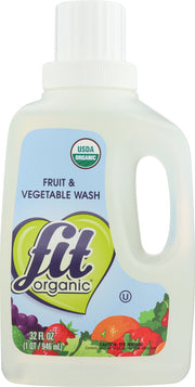 Fit Organic Produce Wash is USDA certified organic and removes 98% more pesticides, waxes, human-handling residues, and other contaminants than water alone. Why use something with chemicals to remove chemicals? Achieve an organic clean with FIT.