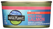 This provides superior rich flavor and soft texture. Wild Planet Pink Salmon is a perfect choice for sandwiches, a flavorful salmon spread and more. Our skinless and boneless fillets are hand packed and cooked just once to retain their nutritional potency and natural juices, containing an average of 340mg EPA and DHA Omega 3 per 2oz serving. Our salmon are canned fresh upon catch, not from previously frozen fish.