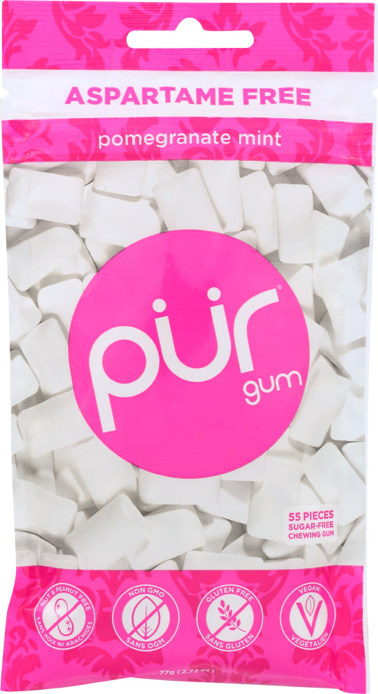 PUR: Pomegranate Mint Gum 55Pc, 2.72 oz