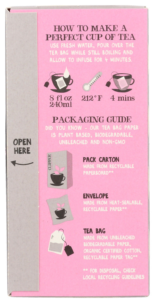 CLIPPER: Organic Earl Grey Black Tea, 1.41 oz