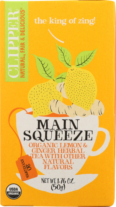 CLIPPER: Organic Main Squeeze Tea, 1.76 oz