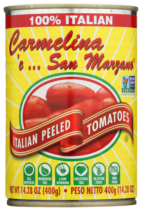 CARMELINA E SAN MARZANO: Tomato Italian Whole Puree, 14.28 oz