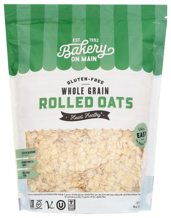 BAKERY ON MAIN: Cereal Rolled Oats Gf, 24 oz