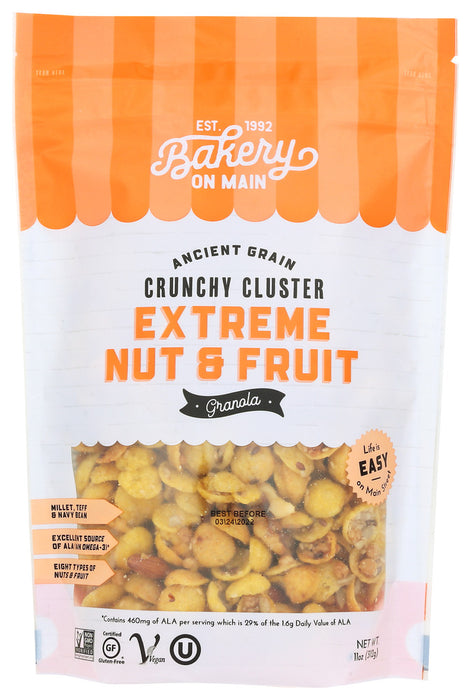 BAKERY ON MAIN: Gluten Free Granola Extreme Nut & Fruit, 11 oz